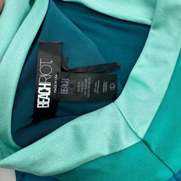 NEW Beach Riot Heidi Colorblocked Bikini Bottom Large B2083 - Picture 7 of 8